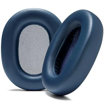 Immagine di WC Wicked Cushions Cuscinetti extra spessi per Sony WH 1000XM5 Cuscini in morbida pelle PU, lussuoso memory foam con isolamento acustico, spessore aggiunto Blue