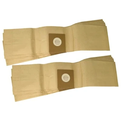 Immagine di vhbw 10x sacchetto compatibile con Fimap 68W1004, FA, Nano aspirapolvere carta filtrante, 63cm x 15cm Marrone