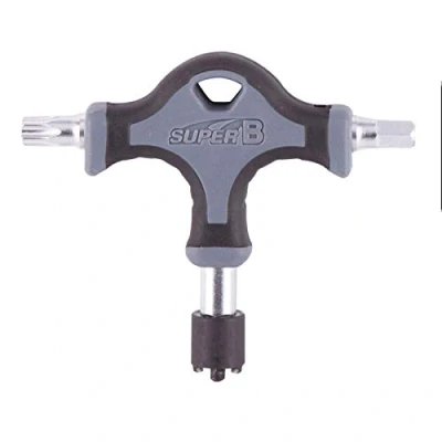 Immagine di SUPER B 4712765143774, Short Wrench Tool for Chain Ring Bolt Double TorX 30 Unisex Adulto, Nero, TU EU