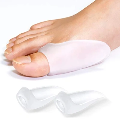 Immagine di Promifun Gel Bunion Protector Shield, 10 Pack of Pads and Cushions, Guard for Big Toe, Relieve Foot Pain from Friction, Rubbing Pressure
