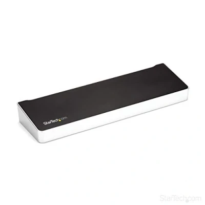 Immagine di StarTech.com Docking Station USB C per triplo monitor UHD 4K, Mac e Windows, Dock a HDMI DisplayPort, 5x USB, PD 100W