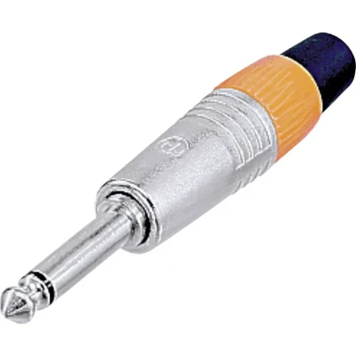 Immagine di Neutrik NP2CVERNICKELT Jack 6.35 mm Spina dritta Numero Poli (num): 2 Mono Argento 1 pz.