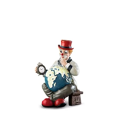 Immagine di Gildeclown Piccola statuetta decorativa e pezzo da collezione prenditi tempo in confezione regalo di alta qualità, decorativa, idea regalo, fatta a mano, altezza 11 cm