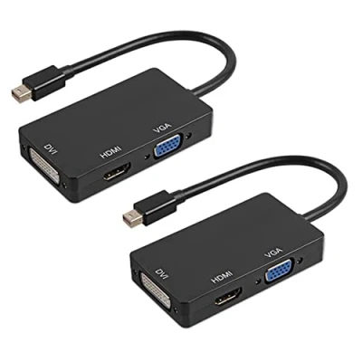 Immagine di BRIUERG 2X Mini Display Port a VGA DVI Adattatore Air