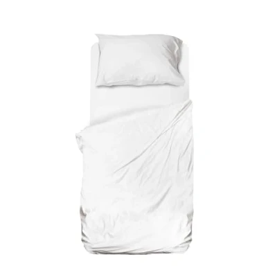 Immagine di hermet Set Lenzuolo Singolo Microfibra, Bianco, Completo Letto, Sopra, Con Angoli, Federa, Winner