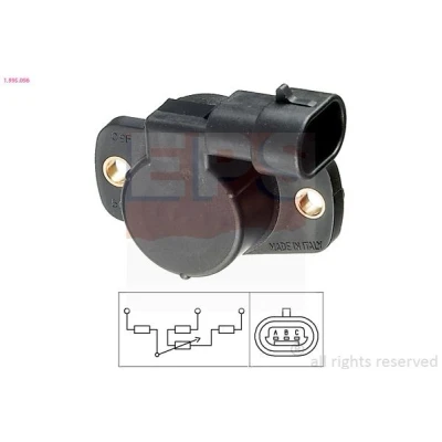 Immagine di EPS 1.995.096 Sensore Posizione Farfalla senza guarnizione Made in Italy OE Equivalent FIAT: Panda II Hatchback, 500 Punto Hatchback