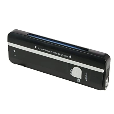 Immagine di Safe No. 1038 Tester UVC Lampada di Prova Dispositivo con Tubo a Onde Corte UV 254 NM Batterie Incluse Ideale per testare timbri e fosforescenza