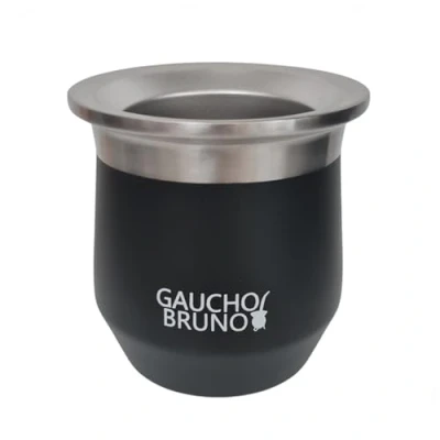 Immagine di Gaucho Bruno Mate termico in acciaio inossidabile per bere Yerba Facile da pulire Comodo tenere mano Mantiene la temperatura della bevanda