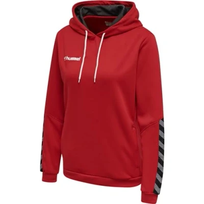Immagine di Hummel Hmlauthentic Felpa con cappuccio, Donna, Taglia: Medium, True red