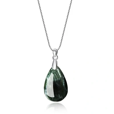 Immagine di COAI Collana da Donna in Argento Sterling con Ciondolo Goccia Serafinite