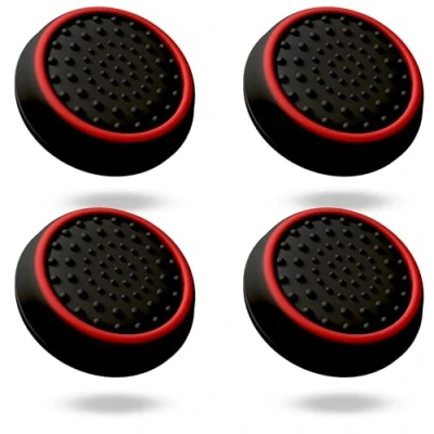 Immagine di MatoSan® Grip Joystick cap Analogico, Accessorio di Impugnatura Tappi Assistenza alla Mira per Xbox One Serie X S Switch PRO Controller PS5 PS4 Stick Protezione (4 Pezzi Rosso)