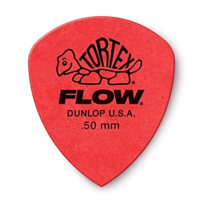 Immagine di Jim Dunlop Tortex Flow Standard Confezione Da 12 .50Mm Red