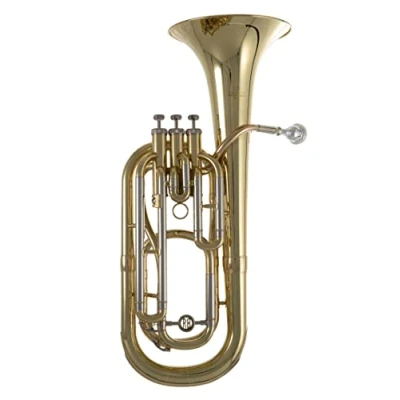 Immagine di Roy Benson Bb Baritone BH 301 (alesaggio di alta precisione da 12,8 a 13,5 mm, campana in ottone 21 cm, 3 valvole top action, una custodia leggera e facile trasportare)