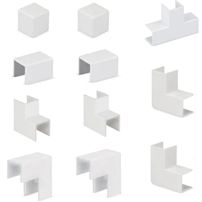 Immagine di Lion Electric Raccordi per canalina cavi multipack 25x16mm11 pezzi collegare più profili di la gestione dei cavi, set accessori il montaggio canali via cavo