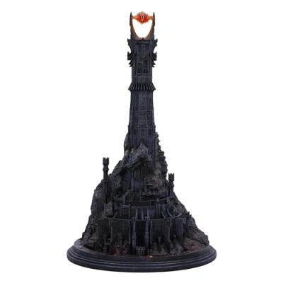 Immagine di Nemesis Now Barad Dur Bruciatore di incenso a riflusso del Signore degli Anelli, 26,5 cm, in resina, colore nero, prodotto con licenza ufficiale Sauron™, realizzato resina alta qualità,