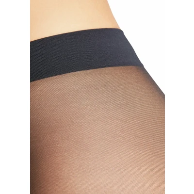 Immagine di FALKE Pure Matt 20 DEN W Ti trasparenti velati tinta unita 1 pezzo, Collant Donna, Blu Marine 6179, M