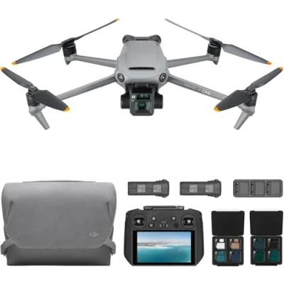 Immagine di DJI Mavic 3 Cine Premium Combo, drone con fotocamera Hasselblad, CMOS 4/3, video 5.1K, rilevamento ostacoli omnidirezionale, 46 min di volo, trasmissione 15km, RC Pro, 2 batterie extra