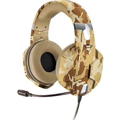 Immagine di Trust GXT 322D Carus Cuffie da Gioco, Stereo, Desert