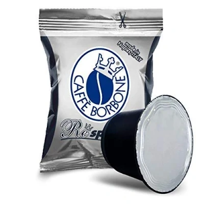 Immagine di Caffè Borbone Respresso, Miscela Nera 300 Capsule Compatibili con le Macchine ad uso domestico Nespresso®* (3 confezioni da 100)