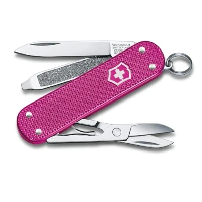 Immagine di Victorinox, Classic SD Alox, Coltellino Svizzero, Originale, Multiuso, Campeggio, 5 Funzioni, Lama, piccola, Lima per unghie