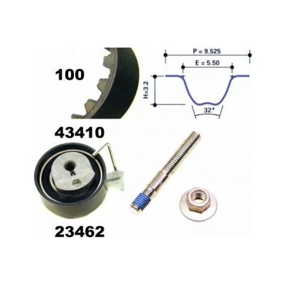 Immagine di MAPCO 23410 Kit cinghia di distribuzione 100 CITROËN: C3 II, I Hatchback, C2 PEUGEOT: 206 106 II 306 Hatchback