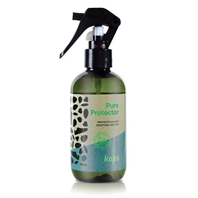Immagine di Kaps Pure Protector Idrorepellente Spray Protettivo Ecologico per Scarpe Senza Solventi tutte le Calzature e Tessuti in un Flacone Pratico di 200 ml Made Europe