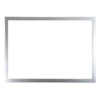 Immagine di Exacompta Rif. 39300E Tasca magnetica da parete Adatto per documenti A3, 3 lati magnetici e 1 lato aperto inserimento, ideale note manifesti Argento