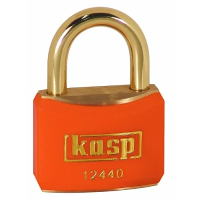 Immagine di Kasp K12440ORAD Lucchetto in ottone, 40 mm, arco arancione