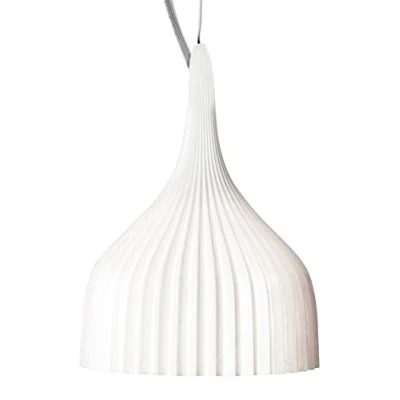 Immagine di Kartell E&#039; Lampada a Sospensione E14, Bianco, Ø13,5 H14,5 Hmin÷max: 20÷220 cm