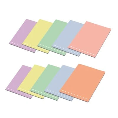 Immagine di Pigna Monocromo Pastel 02298900C, Quaderno formato A4, Rigatura 0C, righe per 4 e 5 elementare, Carta 80g/mq, Pacco da 10 Pezzi