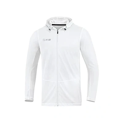 Immagine di JAKO Run 2.0 Giacca con cappuccio, unisex, Unisex Bambini, 6875, bianco, 164