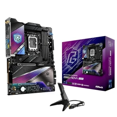 Immagine di ASRock Phantom Gaming Z890 Nova WiFi Mainboard Attacco (PC) #####Intel® 1851 Fattore di forma (dettagli) ATX Chipset della scheda madre Intel®