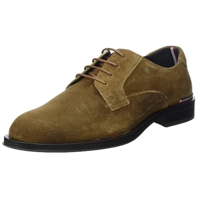 Immagine di Tommy HILFIGER CORE RWB SUEDE SHOE FM0FM04868, Uomo, Marrone (Desert Khaki), 45 EU