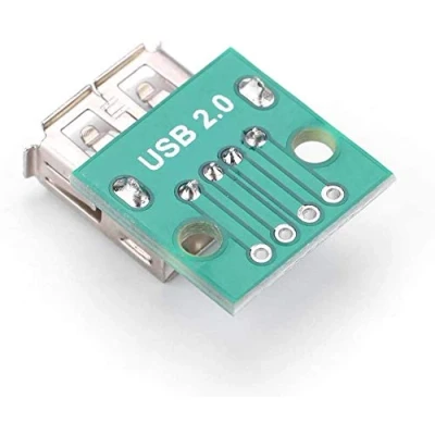 Immagine di Walfront 10 Pezzi Schede Breakout USB da a DIP 2,54 mm Board Tipo Scheda Mini 4 Pin