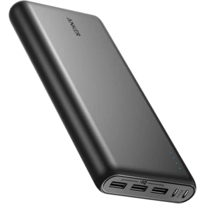 Immagine di Anker Powerbank PowerCore 26800 Batteria Esterna con 3 Porte USB e 2 di Entrata Micro per RIcaricarsi più Velocemente Power Bank Portatile Smartphone Android, iPhone Tanto Altro