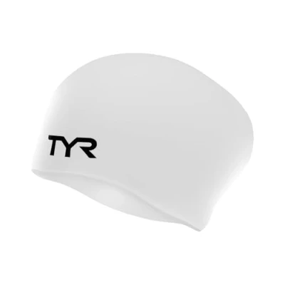 Immagine di Tyr Cuffia da Bagno per Capelli Lunghi, Colore: Bianco