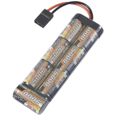 Immagine di Reely Batteria ricaricabile NiMh 8.4 V 5000 mAh Numero di celle: 7 Sub C Stick Spina Traxxas