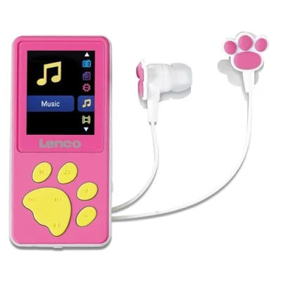 Immagine di Lenco Xemio 560 Lettore MP4 da 8 GB, con Schermo LCD, Colore: Rosa