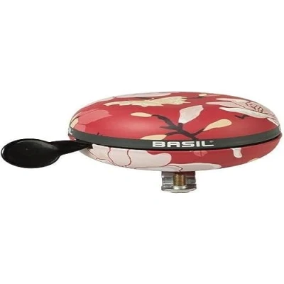 Immagine di TIMBRE BASIL DING DONG METALICO 80mm ROJO/CON MAGN