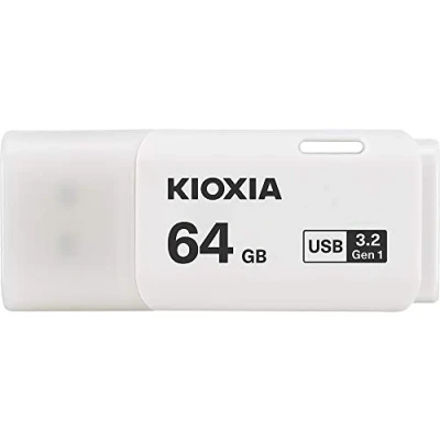 Immagine di KIOXIA 64GB TransMemory U301 USB 3.2 Flash Drive, White