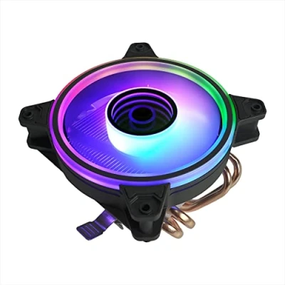 Immagine di Noua Vex ARGB Dissipatore di Calore Low Profile 4 Tubi Ventola 1500RPM da 120mm Addressable Cooler Cooling per CPU i7/i5/i3 Socket 1700 1200 775 1150 1151 1155 1156 1366 AM3 AM4