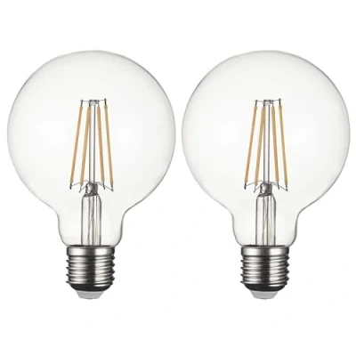 Immagine di SD LUX Vintage lampadine LED Globo G95, a filamento Edison vite E27, 8 W (Equivalenti 75W), non dimmerabile, 2700 K, bianco caldo retrò vecchio stile decorativo lampadine,Clear, 2packs