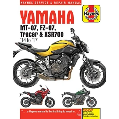 Immagine di Haynes Yamaha MT 07(FZ 07), Tracer &amp; SXR700 Service and Repair Manual: 07 &#039;14 &#039;17, FZ &#039;15 07TR &#039;16 XSR700 &#039;17; Includes Special Edition Models