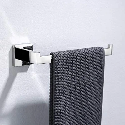 Immagine di TURS Mensola Per Asciugamani Asciugamano Bar Sus 304 In Acciaio Inox Portasciugamani Bagno Lavabo Porta Anello Di Montaggio A Parete, Finitura Lucida