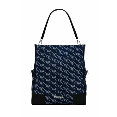 Immagine di Desigual Accessori Borsa a Mano in Tessuto, Donna, Blu, One Size