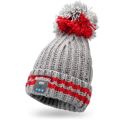 Immagine di August EPA20 Bluetooth cap Berretto Invernale con Sistema di Cuffie Stereo Bluetooth, Microfono, Vivavoce e Batteria Ricaricabile Compatibile iPhone, iPad, Tablet, Smartphone