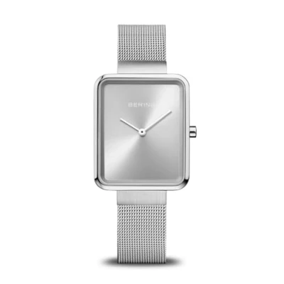 Immagine di BERING Donna Analogico Quarzo Classic Orologio con Cinturino in Acciaio inossidabile e Vetro zaffiro
