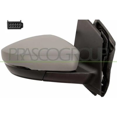 Immagine di Specchietto retrovisore esterno Prasco Premium VG0237145P Dx con la prima mano elettrico regolabile dall&#039;interno VOLKSWAGEN: Polo V Hatchback