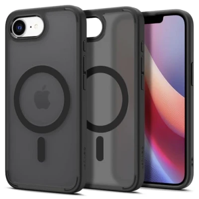 Immagine di Spigen Cover per iPhone 16e, Ultra Hybrid MagFit, Compatibile con Accessori MagSafe Frost Black