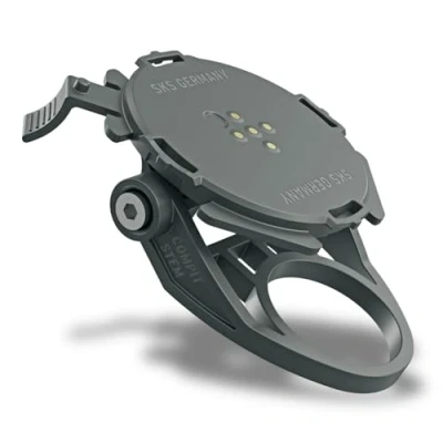 Immagine di SKS Germany COMPIT STEM Porta Cellulare Manubrio (Integrato in Modo Stabile e Sicuro, Chiusura a baionetta, Orizzontale Verticale, Materiale di Montaggio Incluso) Unisex Adult, Nero, One Size